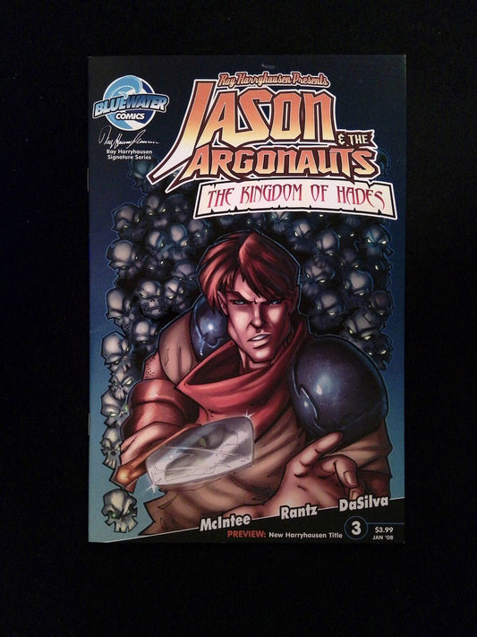 Jason and the Argonauts Kingdom of Hades #3C  BLUEWATER 2008 VF/NM RANTZ VARIANT