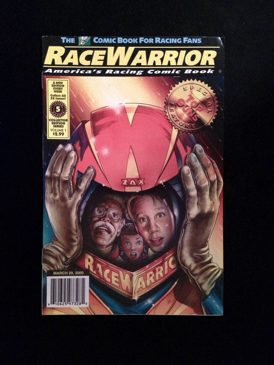 Race Warrior, America�s Racing Comic Book #5  CUSTOM Comics 2000 VF+