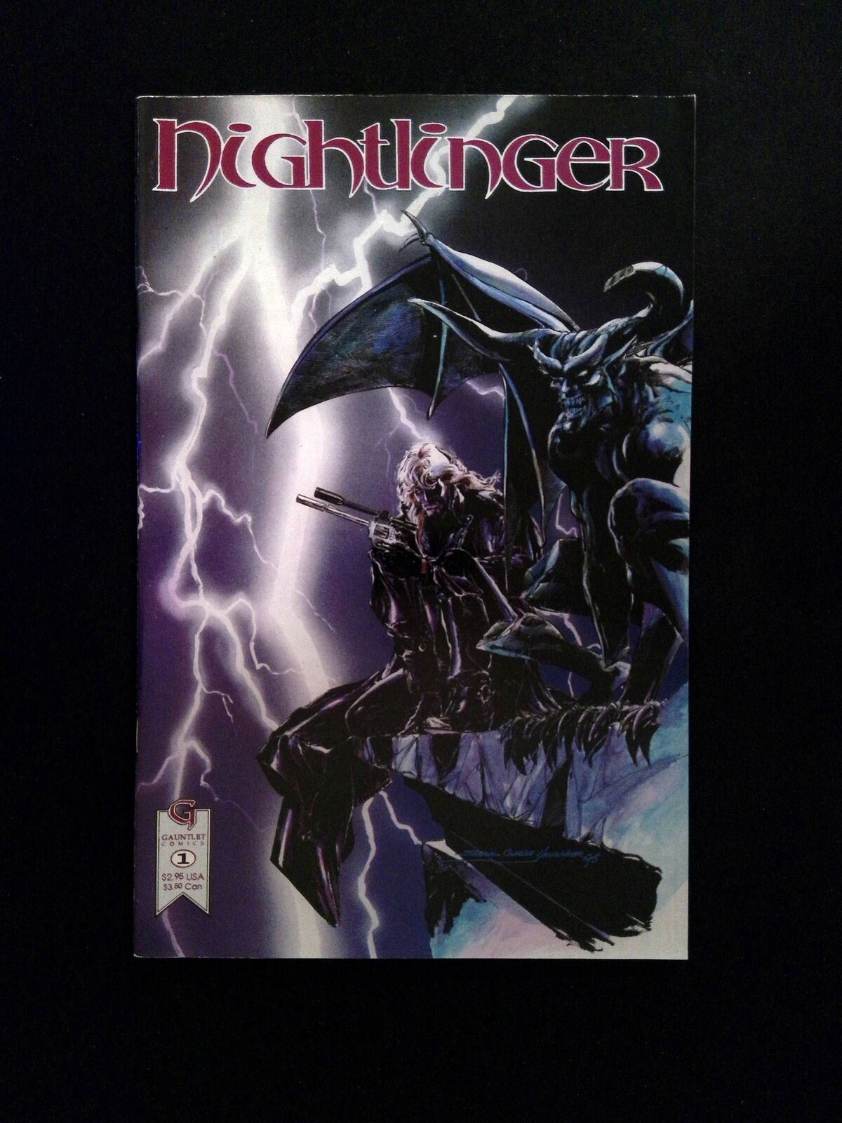 Nightlinger #1  GAUNTLET Comics 1993 VF+