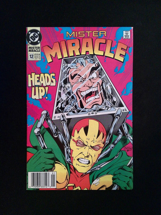 Mister Miracle #12 (2nd Series) DC Comics 1990 VF+ Newsstand