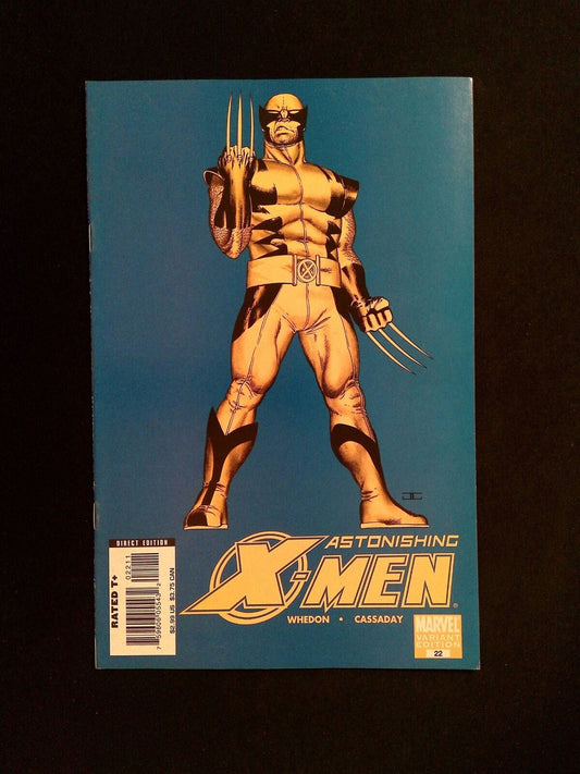 X-Men Astonishing #22B (3RD SERIES) MARVEL Comics 2007 VF+  CASSADAY VARIANT