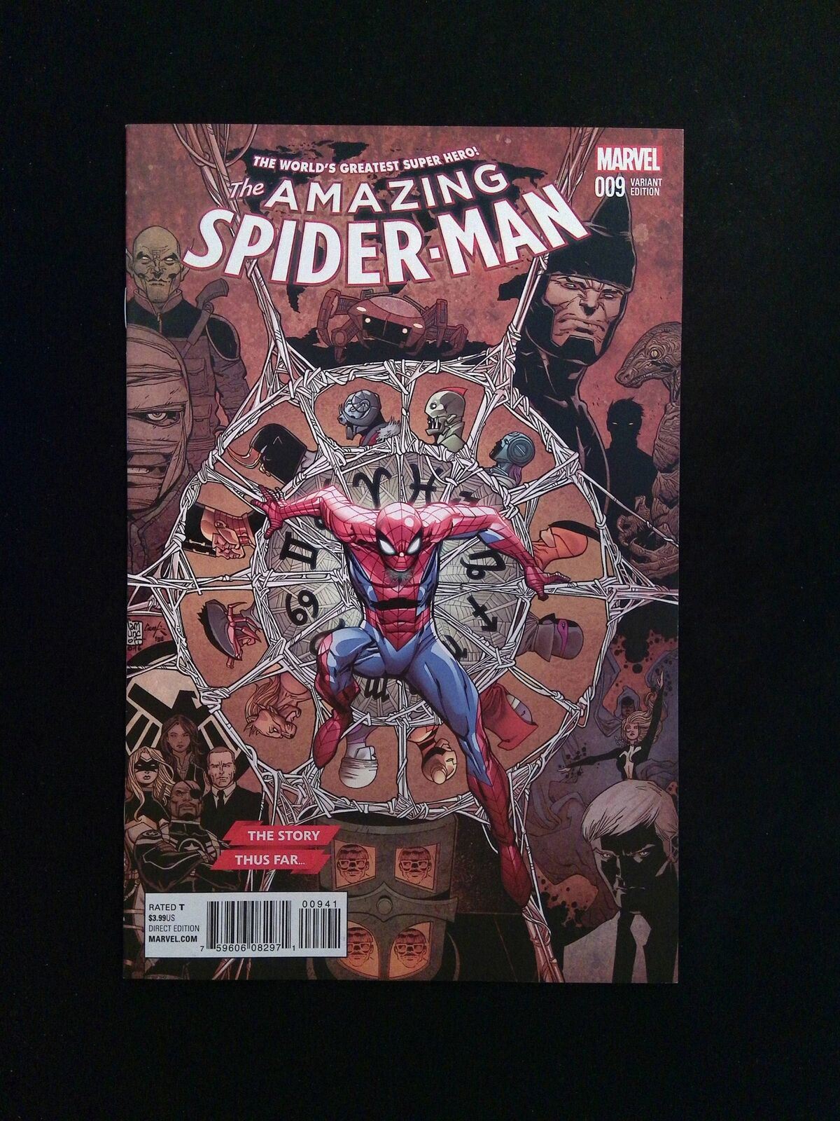 Amazing Spider-Man #9C (4th Series) Marvel Comics 2016 NM  Camuncoli Variant