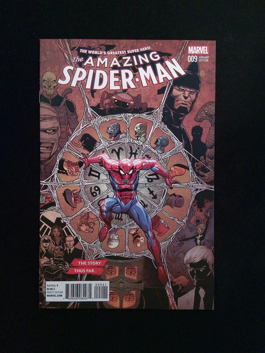 Amazing Spider-Man #9C (4th Series) Marvel Comics 2016 NM  Camuncoli Variant