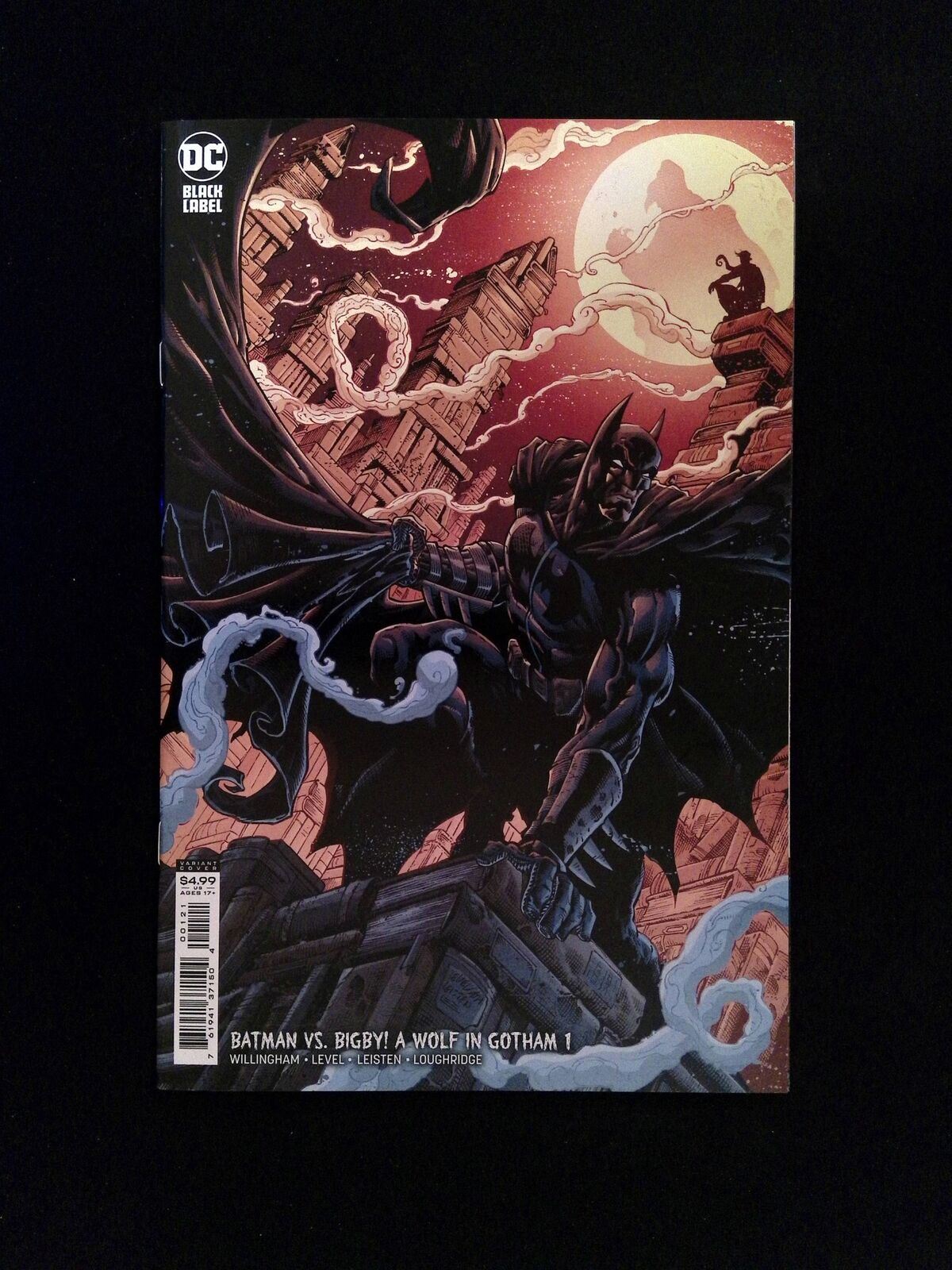 Batman vs  Bigby A Wolf  in Gotham #1B  DC Comics 2021 NM+  Variant