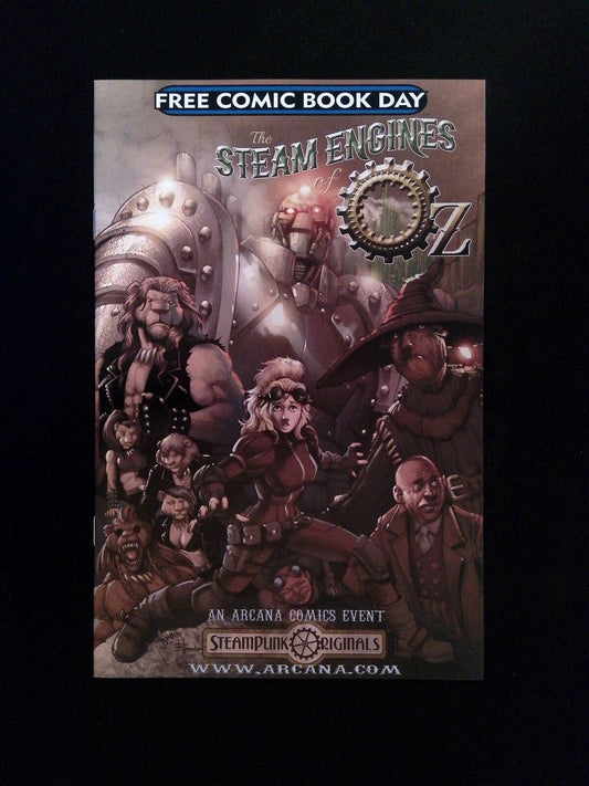 Steam Engines Of Oz FCBD #1  ARCANA STUDIOS Comics 2013 NM