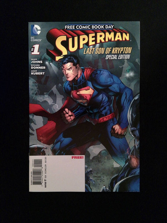 Superman Last Son Of Krypton FCBD #1  DC Comics 2013 NM-