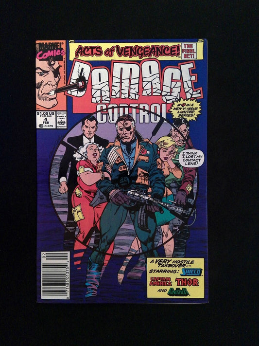 Damage Control #4 (2ND SERIES) MARVEL Comics 1990 VF+ NEWSSTAND