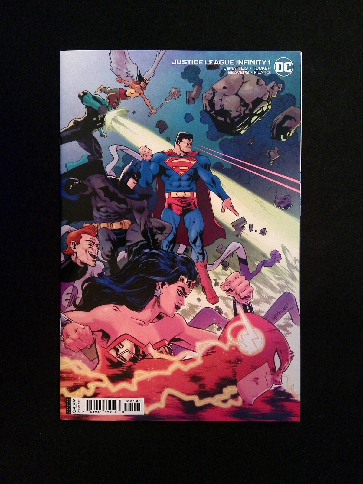 Justice League Infinity #1B  DC Comics 2021 NM+  Hepburn Variant