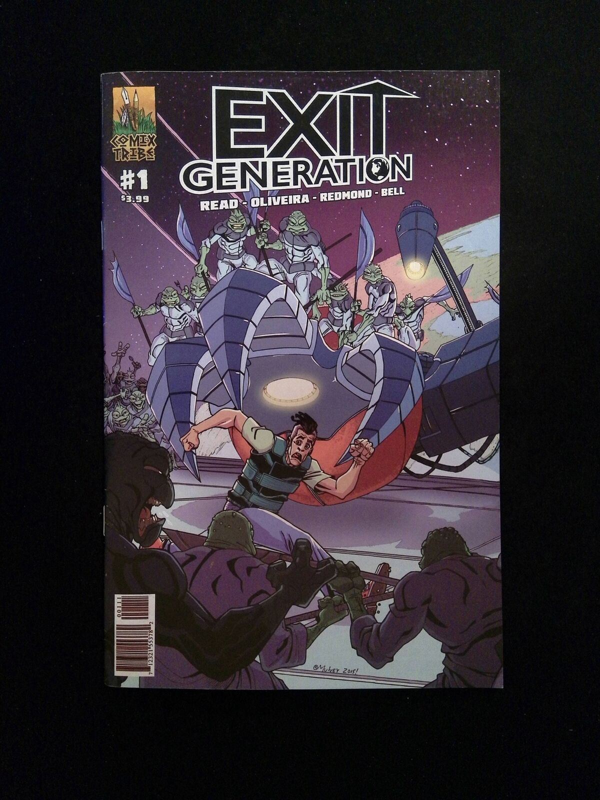 Exit Generation #1B  COMIXTRIBE Comics 2015 VF+  MULVEY, RIVERA VARIANT