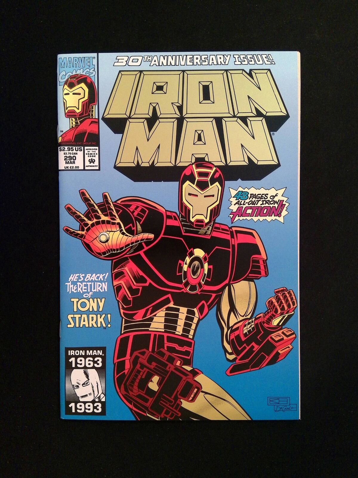 Iron Man #290  MARVEL Comics 1993 NM