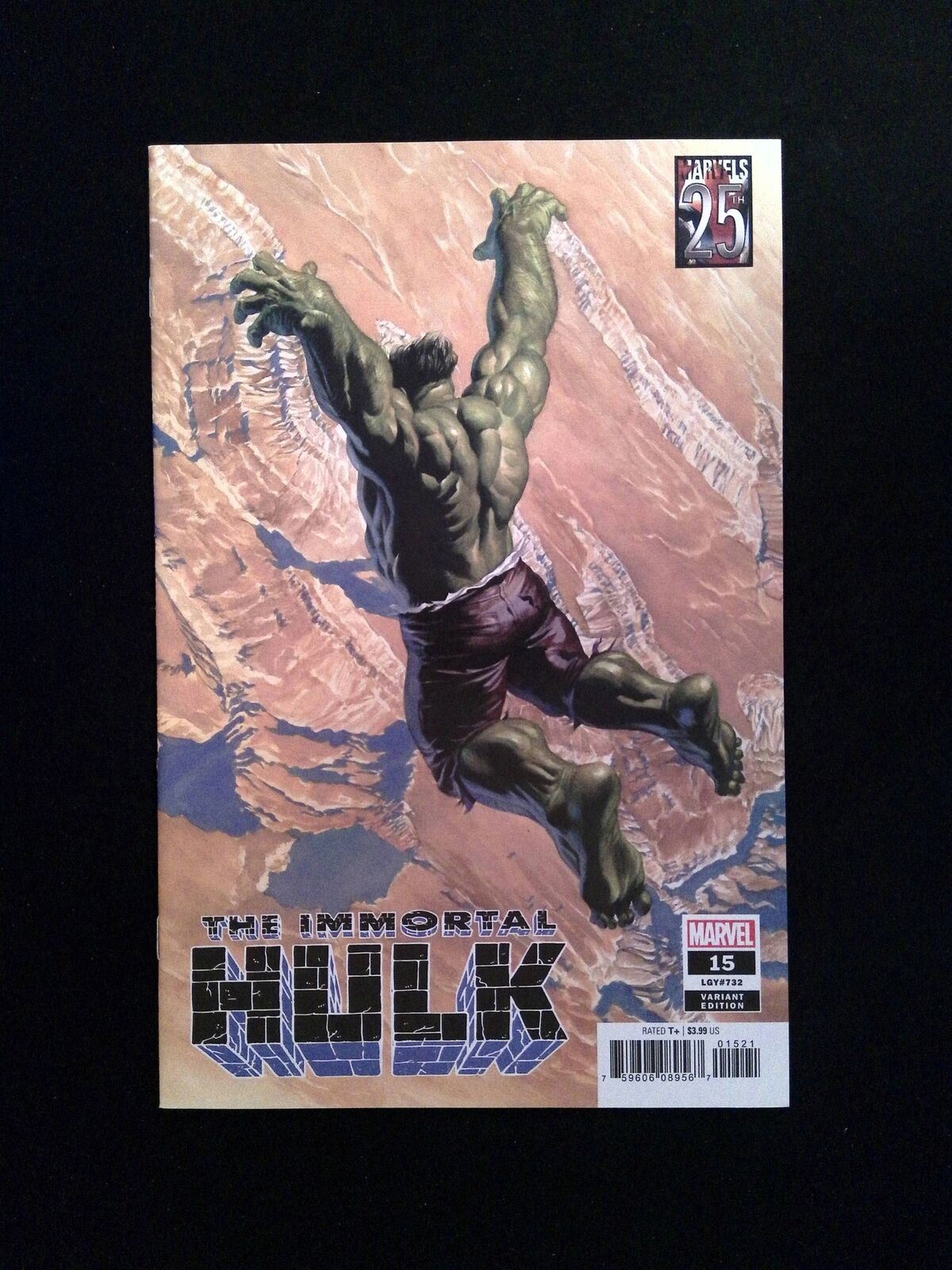 Immortal Hulk #15B  MARVEL Comics 2019 NM  ROSS VARIANT