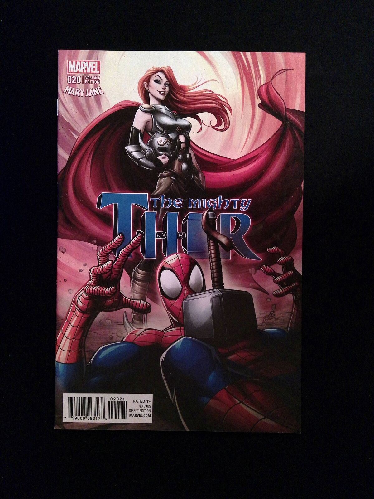 Mighty Thor #20B  Marvel Comics 2017 NM  Brown Variant