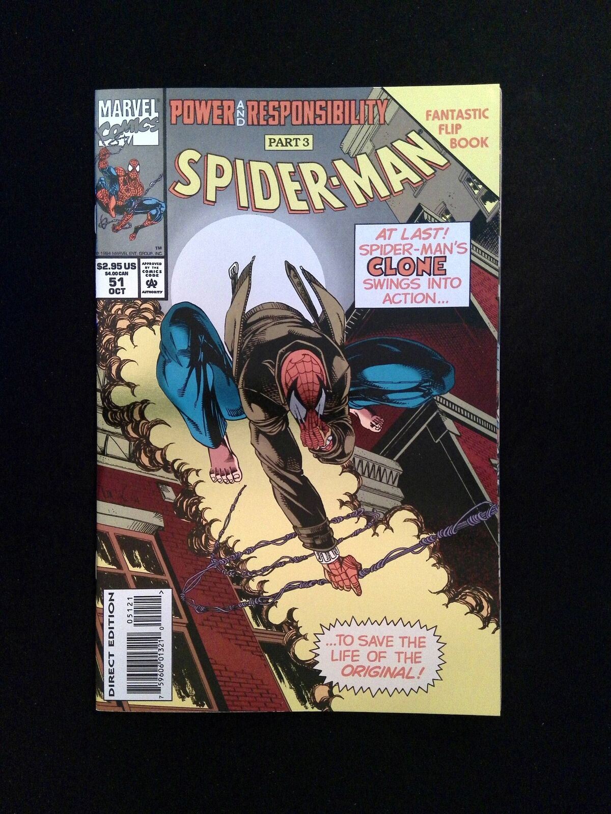 Spider-Man #51N  MARVEL Comics 1994 NM+  VARIANT COVER