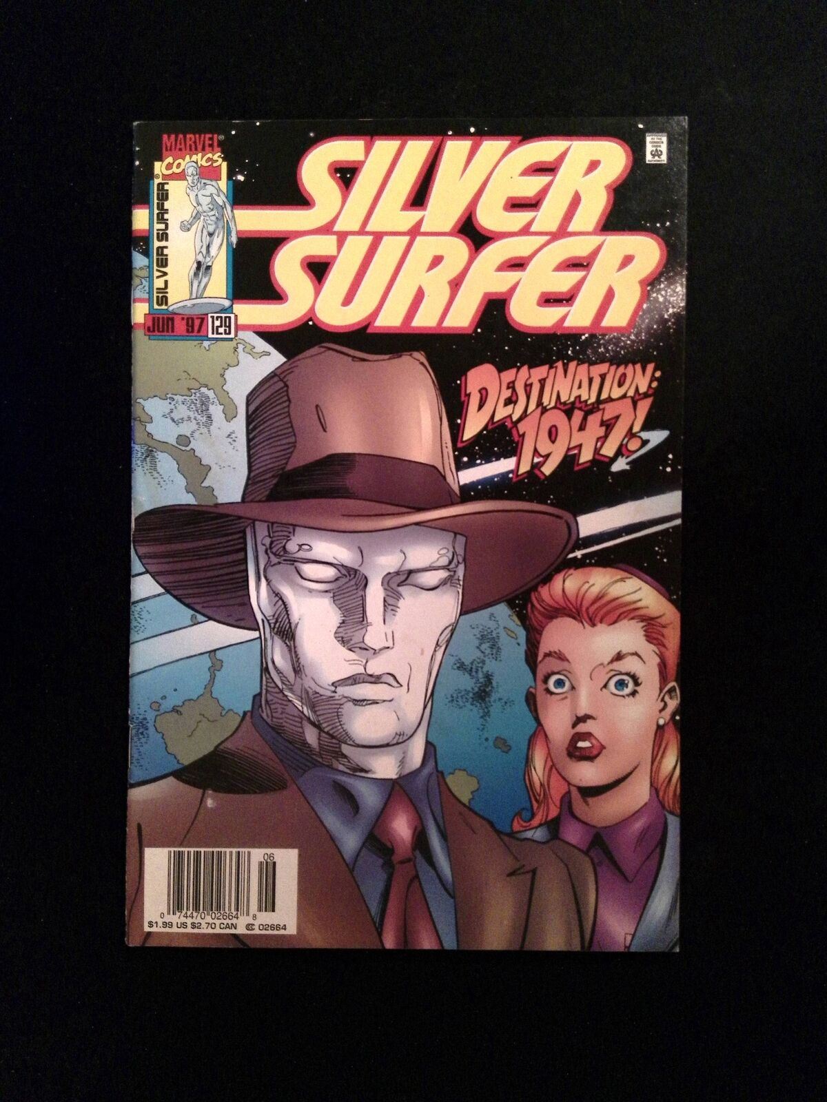 Silver Surfer  #129 (2nd Series) Marvel Comics 1997 VF+ Newsstand