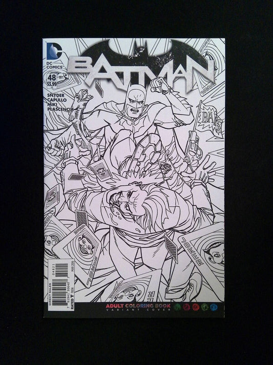 Batman #48B  DC Comics 2016 NM+  Adult Coloring Book Variant