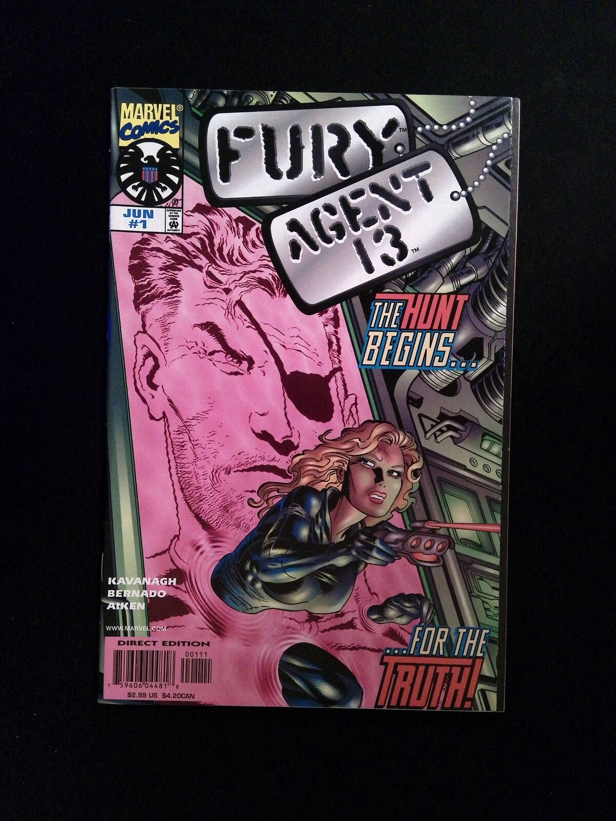 Fury Agent 13 #1  Marvel Comics 1998 VF+