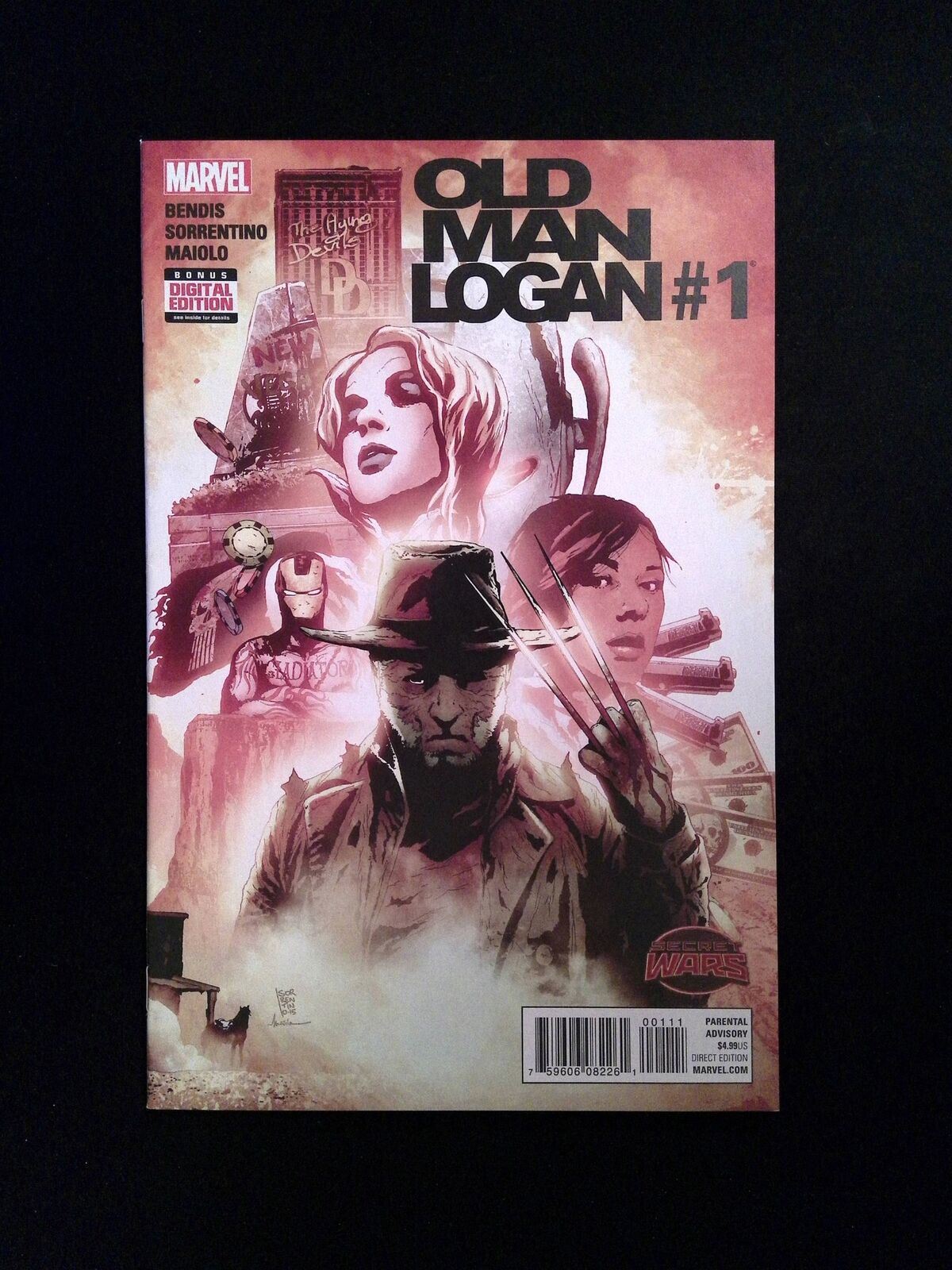 Old Man Logan #1F  Marvel Comics 2015 NM-  2nd Printing