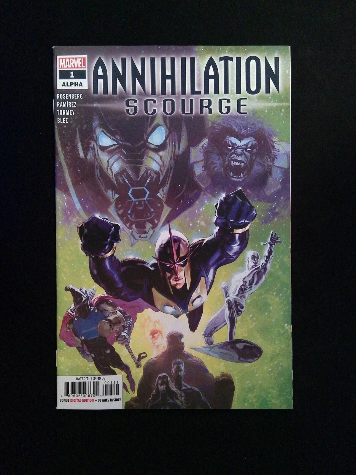 Annihilation Scourge Alpha #1  MARVEL Comics 2020 NM-  OLIVETTI VARIANT