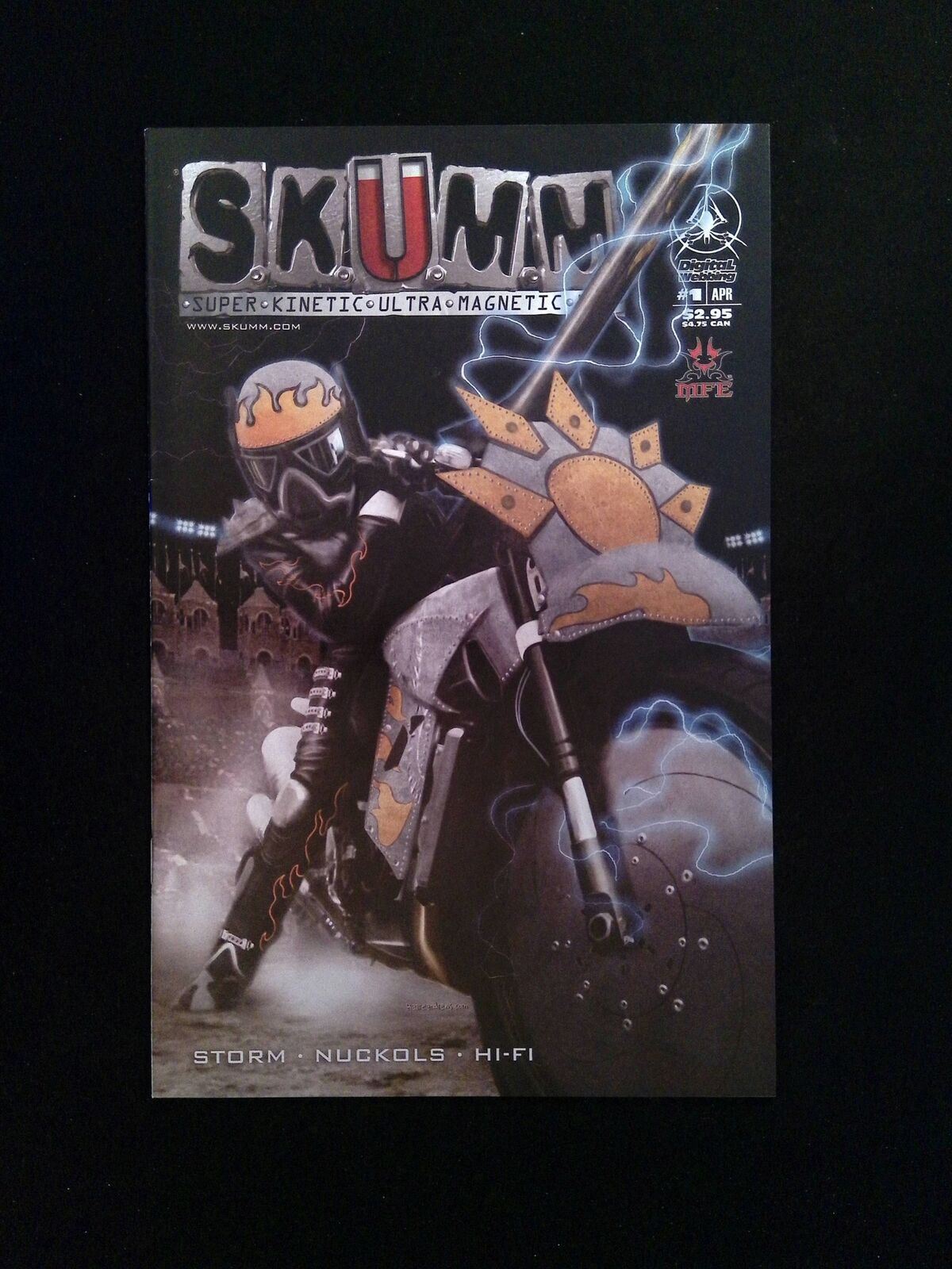 Skumm #1B  DIGITAL WEBBING Comics 2003 NM-  VARIANT COVER