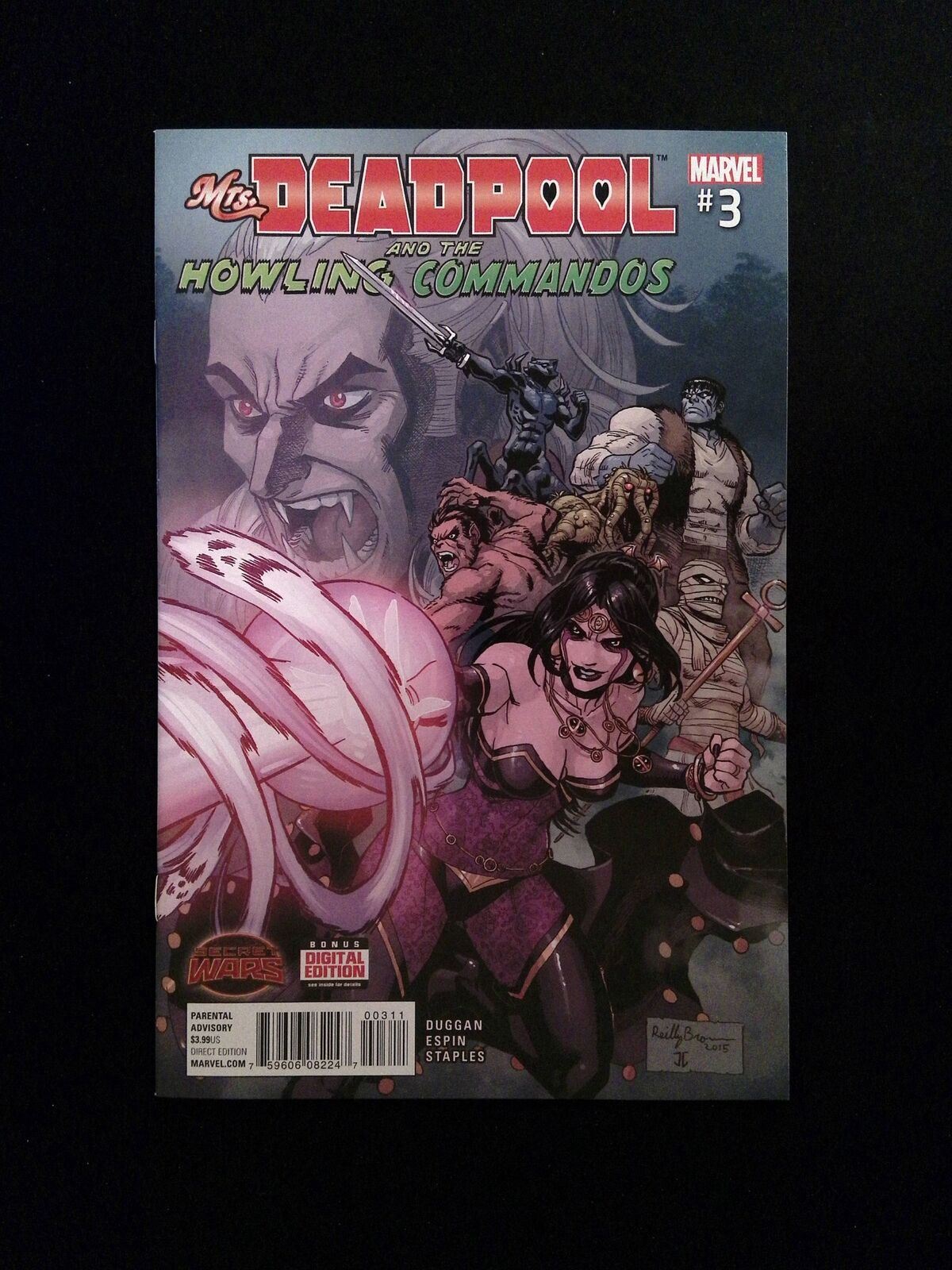 Mrs. Deadpool and the Howling Commandos #3  MARVEL Comics 2015 VF/NM