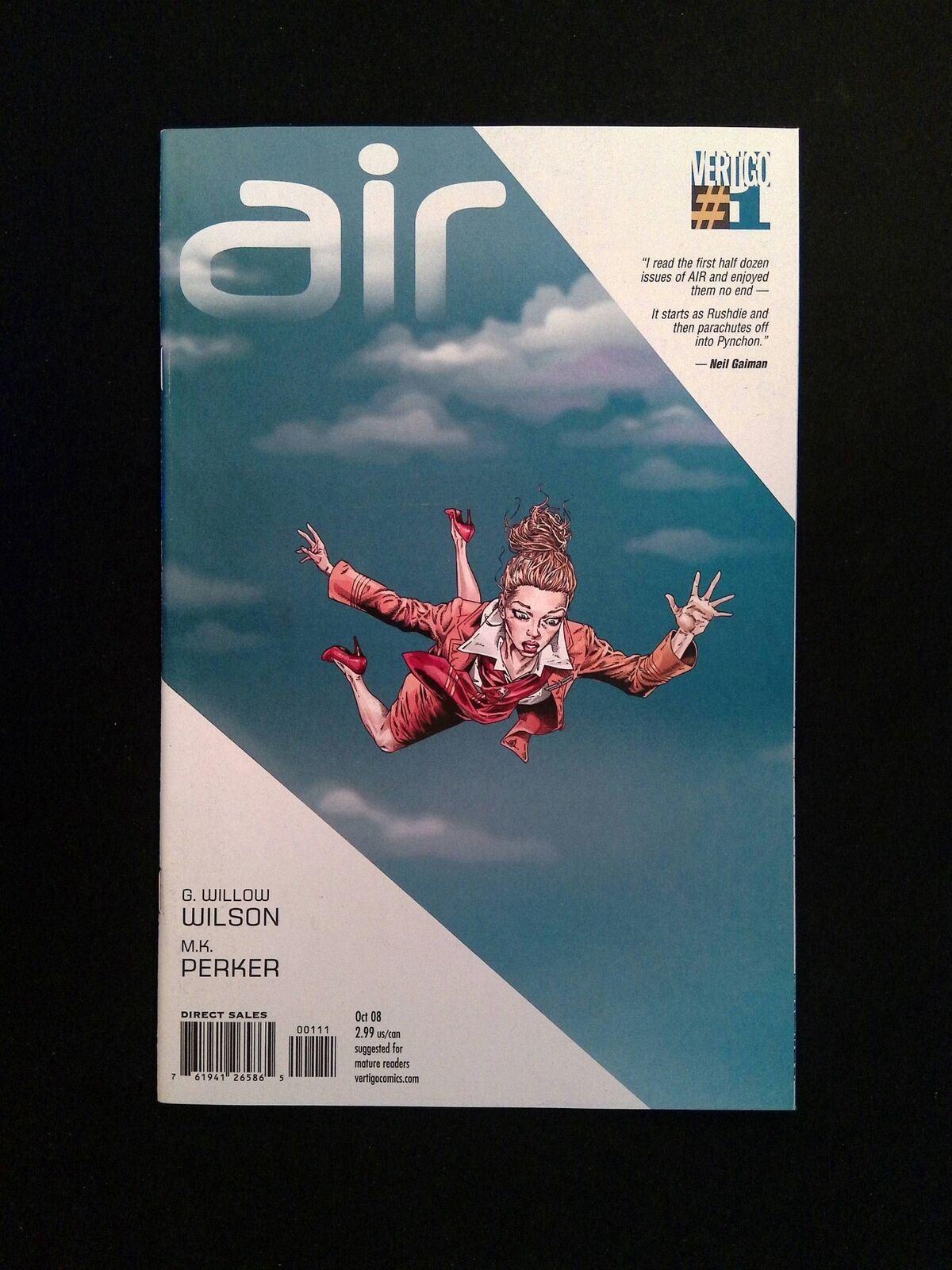 Air #1  DC/VERTIGO Comics 2008 VF/NM