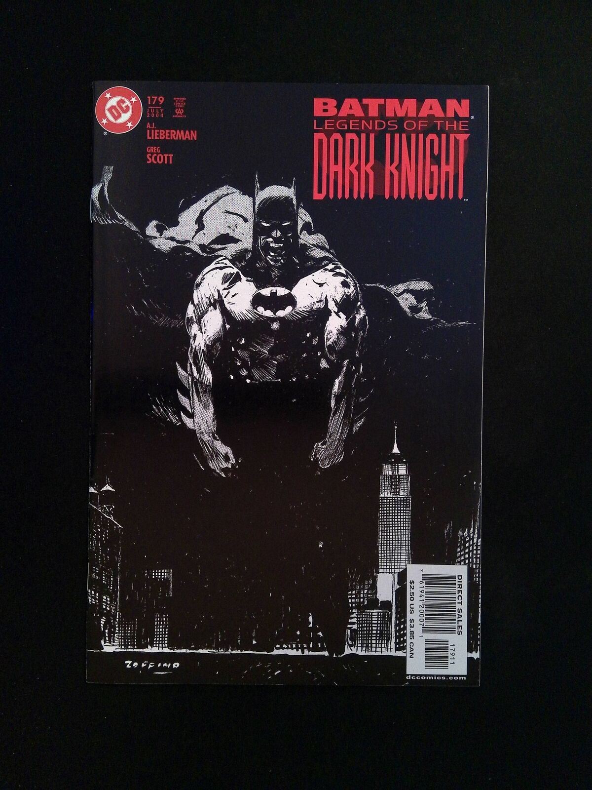 Batman Leyends of the Dark Knight #179  DC Comics 2004 NM-