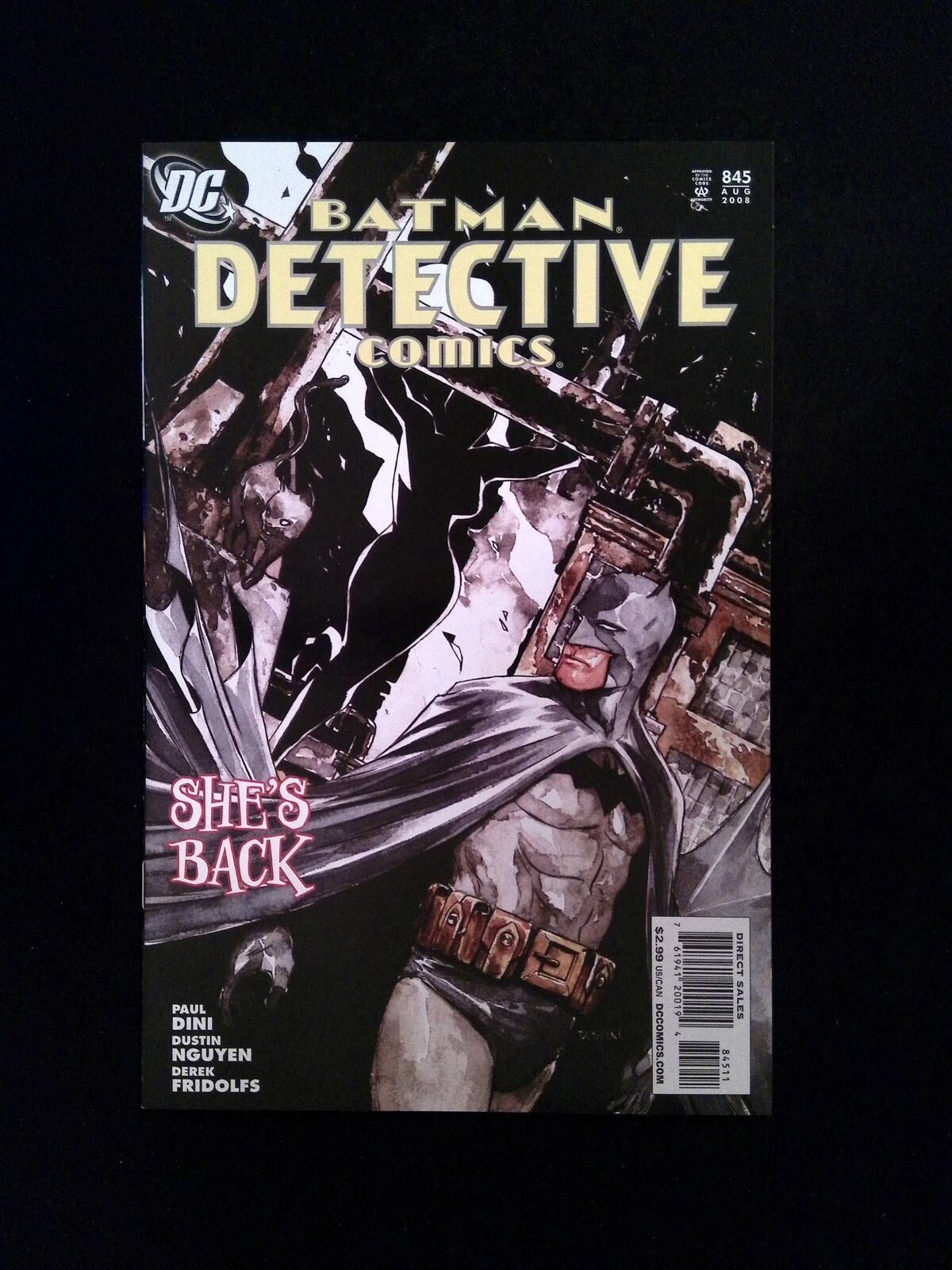 Detective Comics #845  DC Comics 2008 VF+