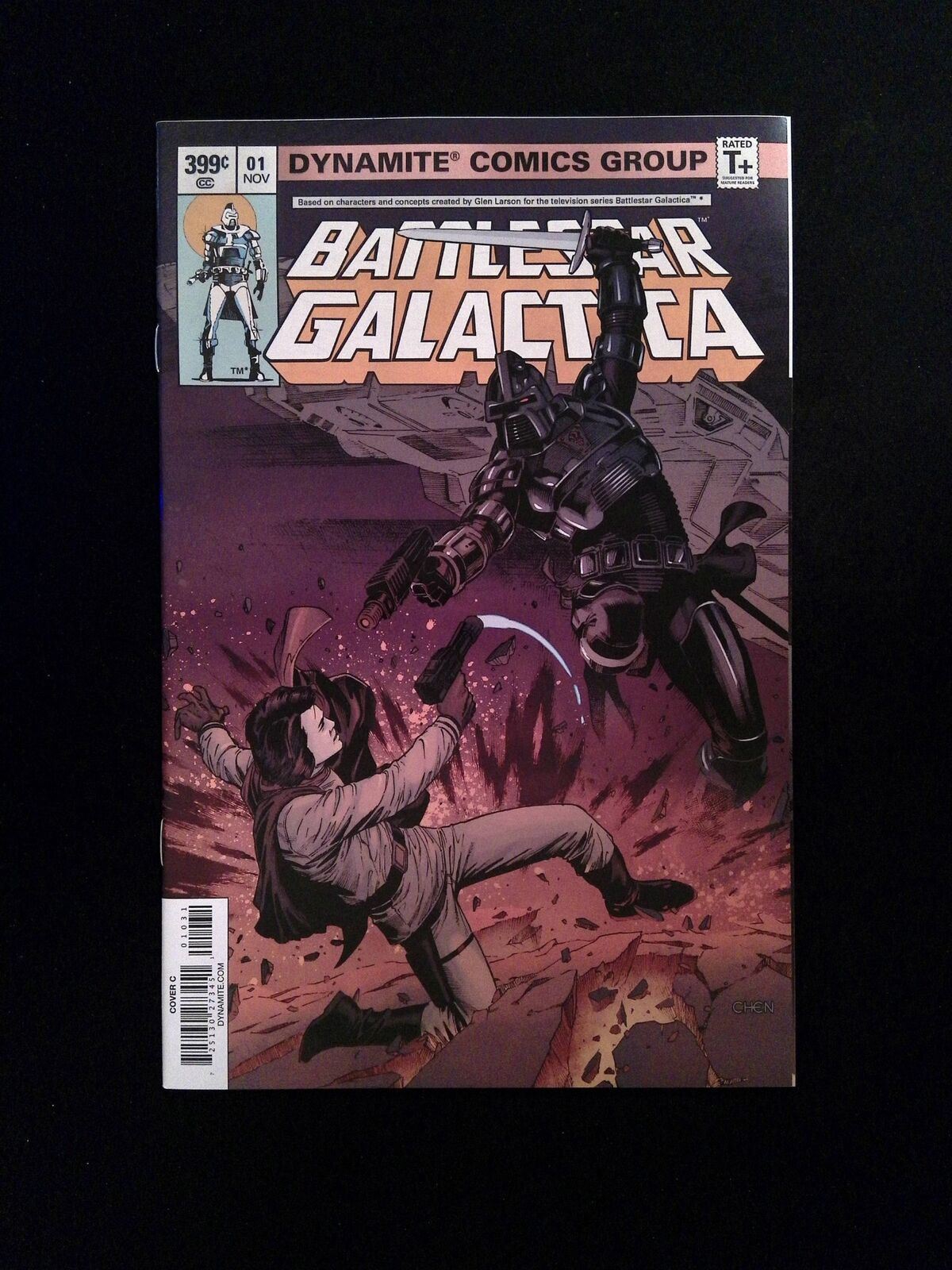 Battlestar Galactica Classic #1C  DYNAMITE Comics 2018 NM-  CHEN VARIANT