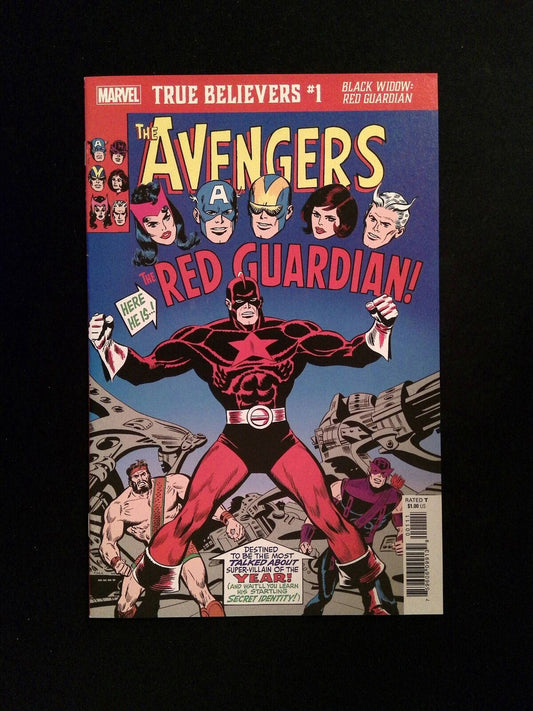 True Believers Black Widow Red Guardian #1  MARVEL Comics 2020 VF/NM