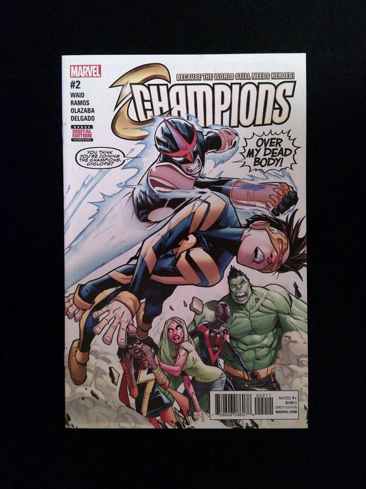 Champions #2 (2ND SERIES) MARVEL Comics 2016 VF+