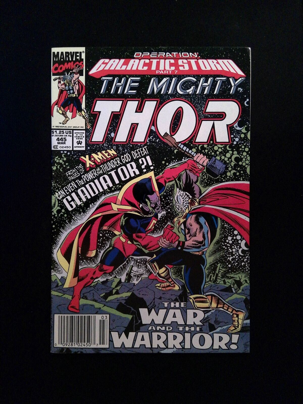 Thor #445  MARVEL Comics 1992 VF+ NEWSSTAND