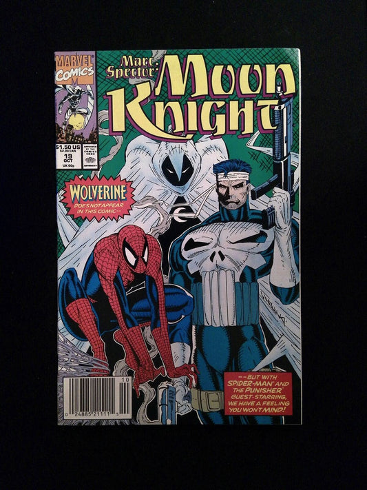 Marc Spertor Moon Knight #19  MARVEL Comics 1990 VF+ NEWSSTAND