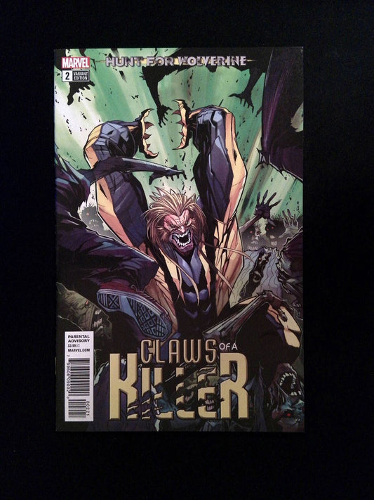 Hunt for Wolverine The Claws of a Killer #2B  MARVEL 2018 NM  SANOVAL VARIANT