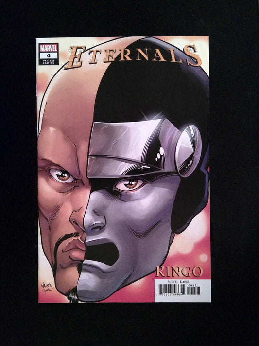 Eternals #4B (5TH SERIES) MARVEL Comics 2021 NM-  NAUCK VARIANT