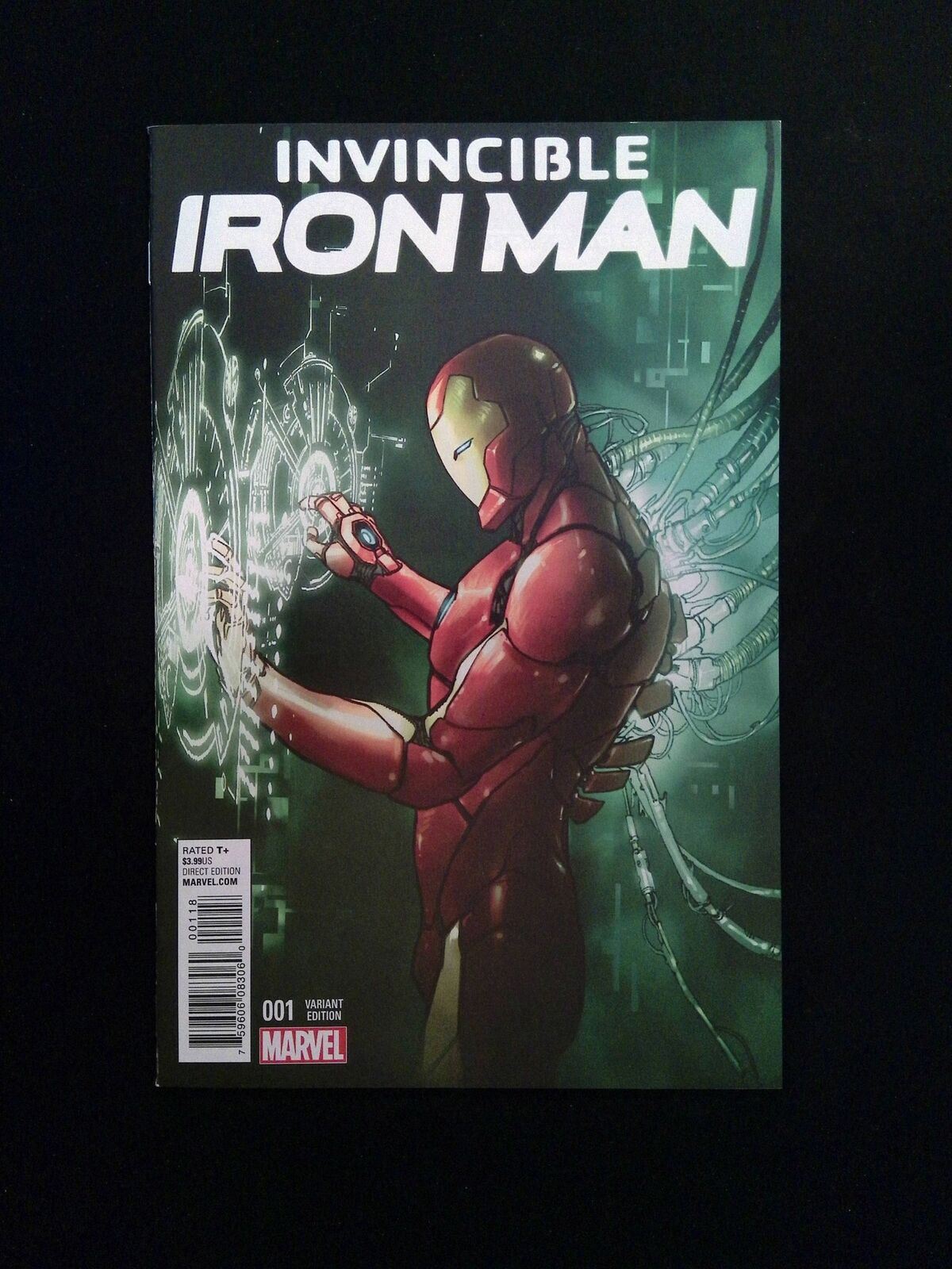 Invincible Iron Man #1L (2nd Series) Marvel Comics 2015 NM  Stegman Variant