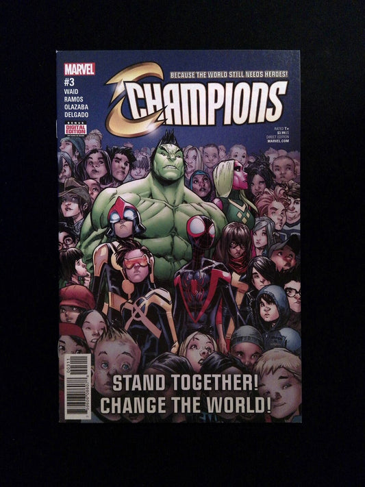 Champions #3 (2ND SERIES) MARVEL Comics 2017 VF/NM