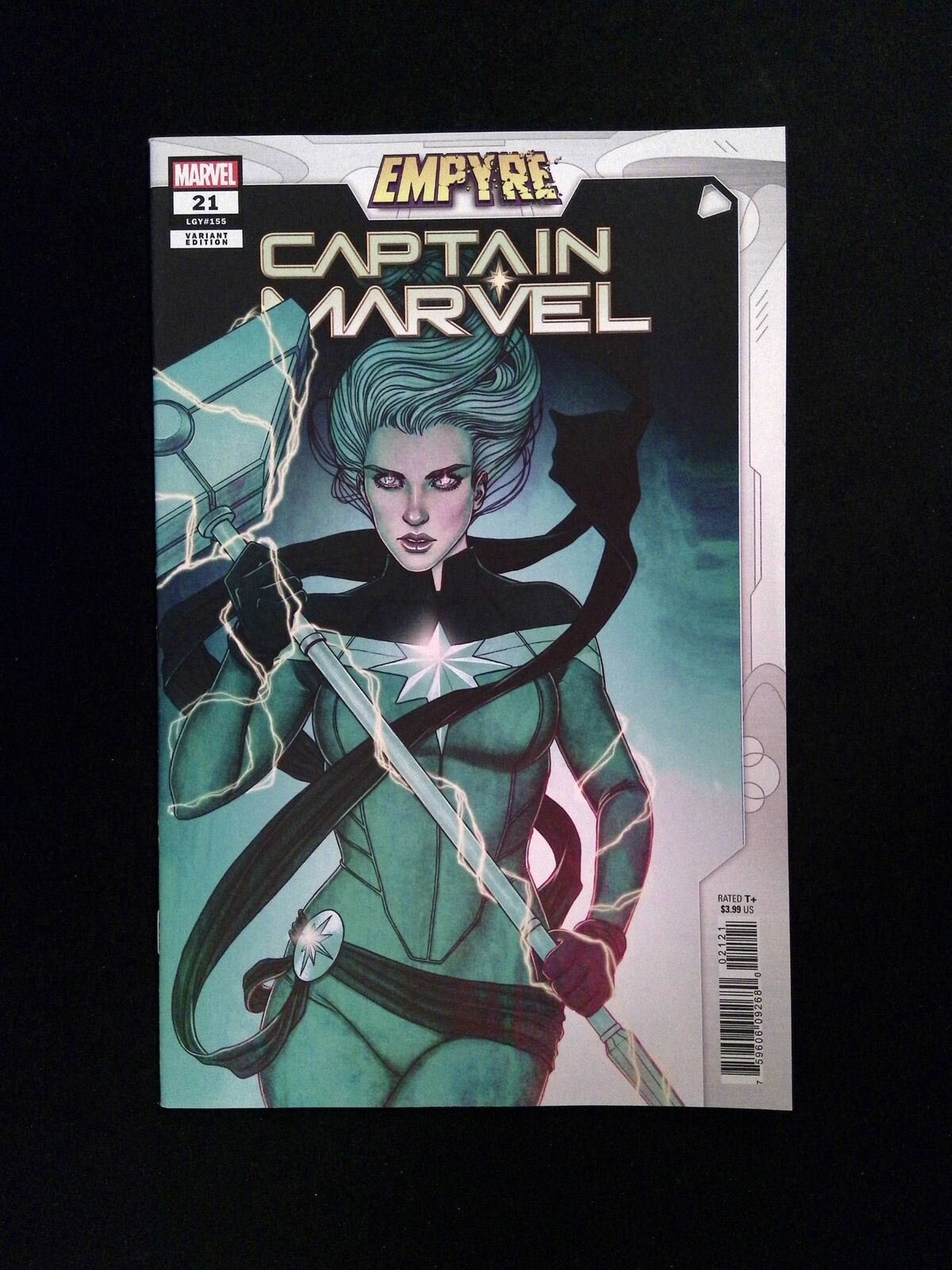 Captain Marvel #21B (11th Series) Marvel Comics 2020 NM-  Frison Variant