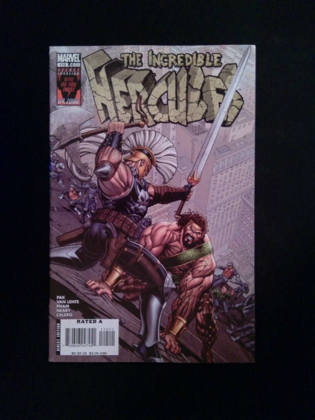 Incredible Hercules #115  MARVEL Comics 2008 NM