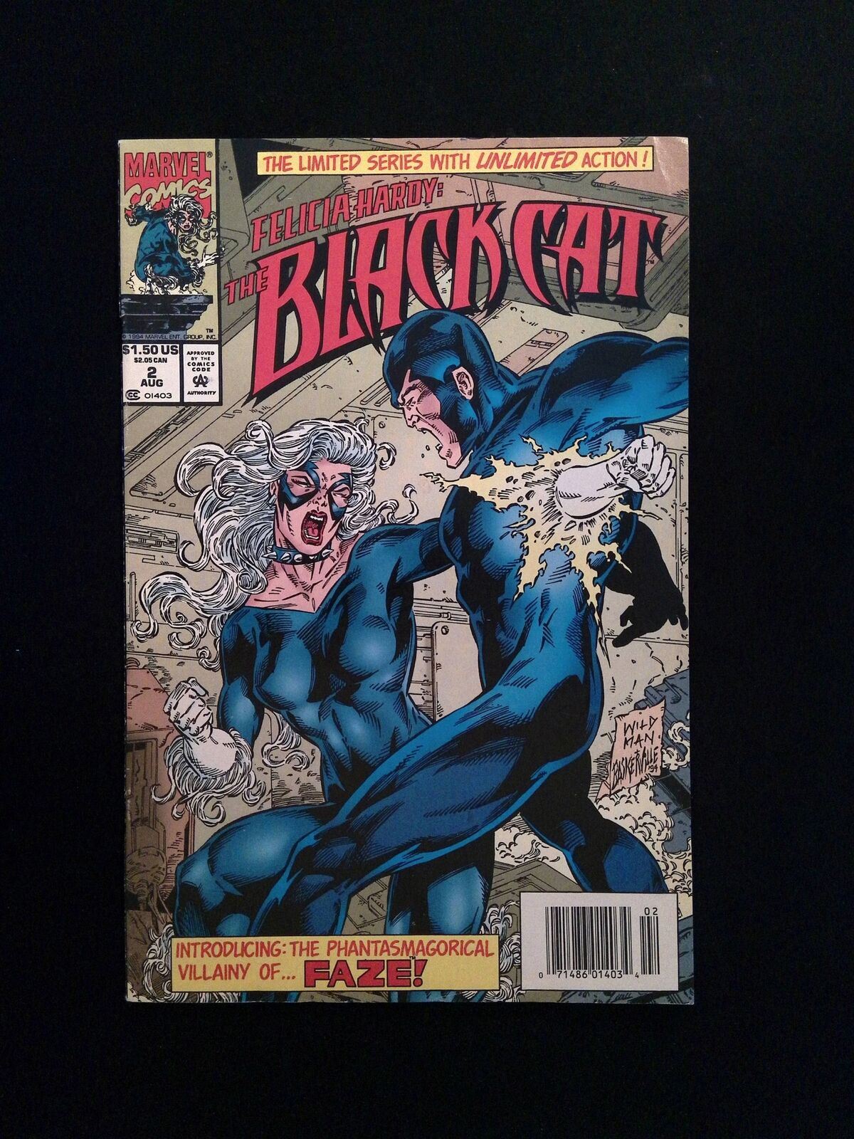 Black Cat #2  MARVEL Comics 1994 VF- NEWSSTAND