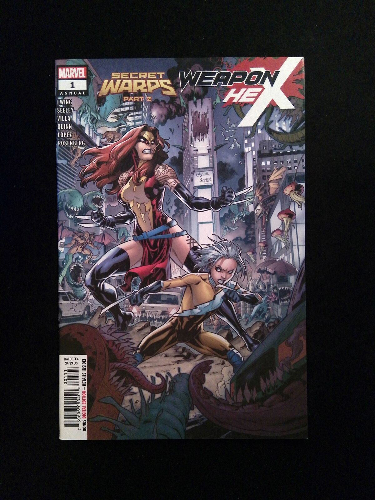 Secret Warps Weapon Hex Annual #1  MARVEL Comics 2019 NM