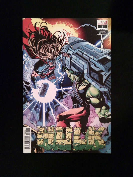 Hulk #7B  MARVEL Comics 2022 NM  SHAW VARIANT