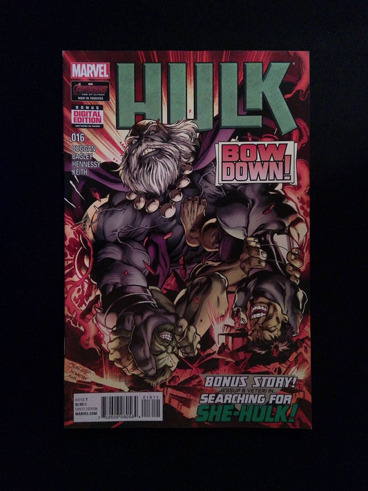 Hulk #16 (2ND SERIES) MARVEL Comics 2015 VF/NM