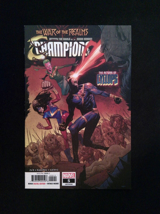 Champions  #5 (3RD SERIES) MARVEL Comics 2019 NM-