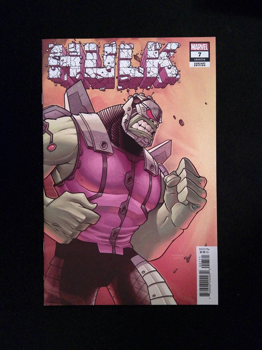 Hulk #7G  MARVEL Comics 2022 NM-  ZULLO VARIANT