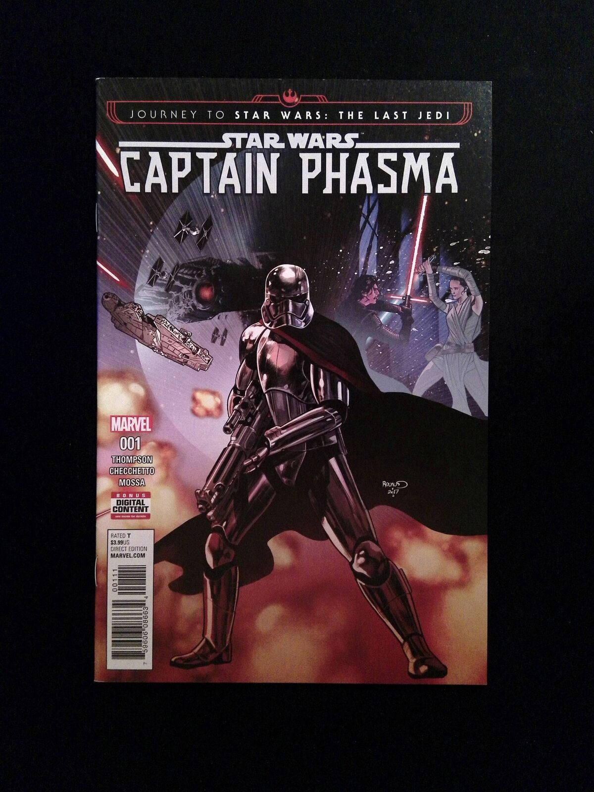 Journey to Star Wars  The Last Jedi Captain Phasma #1  MARVEL Comics 2017 VF+