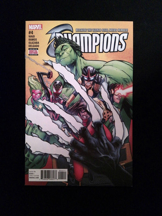 Champions #4 (2ND SERIES) MARVEL Comics 2017 NM-