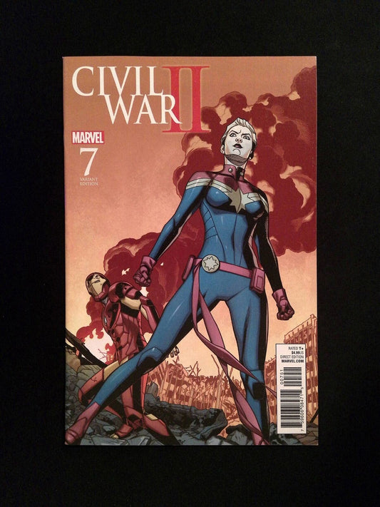 Civil War II #6D  MARVEL Comics 2016 NM+ GI VIRGIN SKETCH Variant