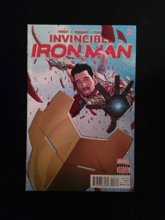 Invincible Iron Man #3 (2ND SERIES) MARVEL Comics 2016 VF/NM