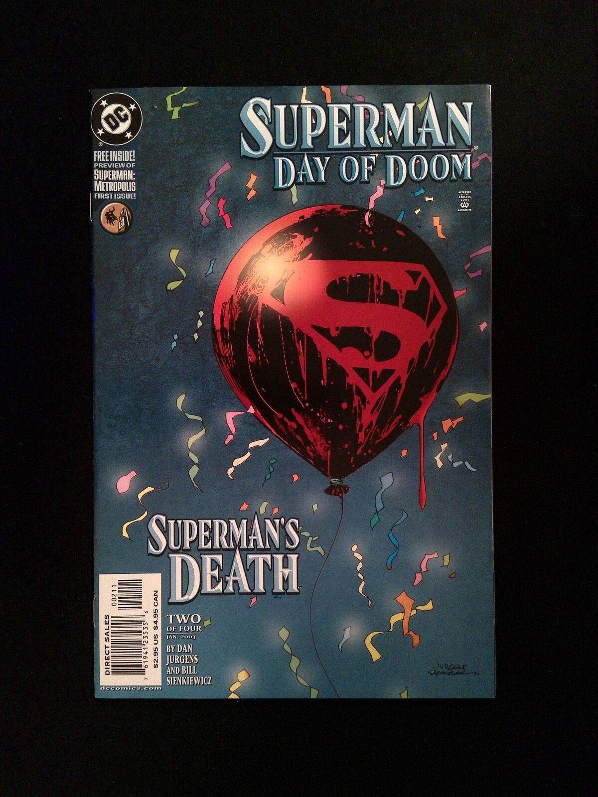 Superman Day  of Doom #2  DC Comics 2003 VF+