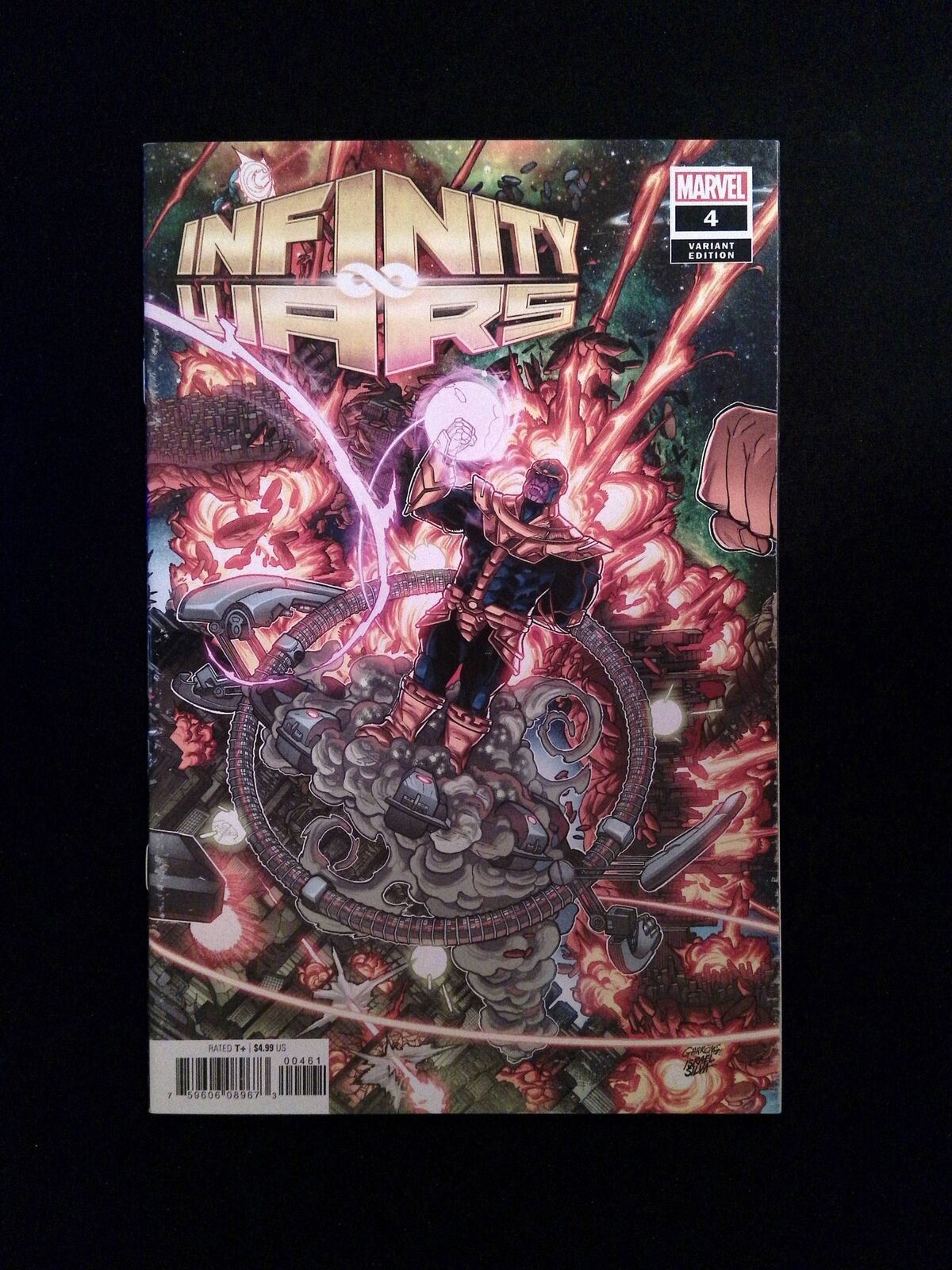 Infinity Wars #4E  MARVEL Comics 2018 VF+  GARRON VARIANT
